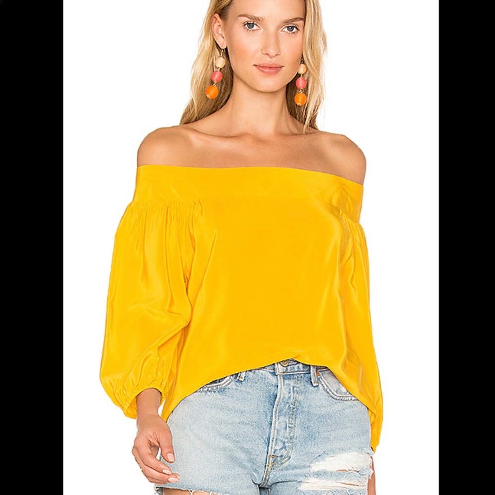 Amanda Uprichard Silk Blouse Sz S